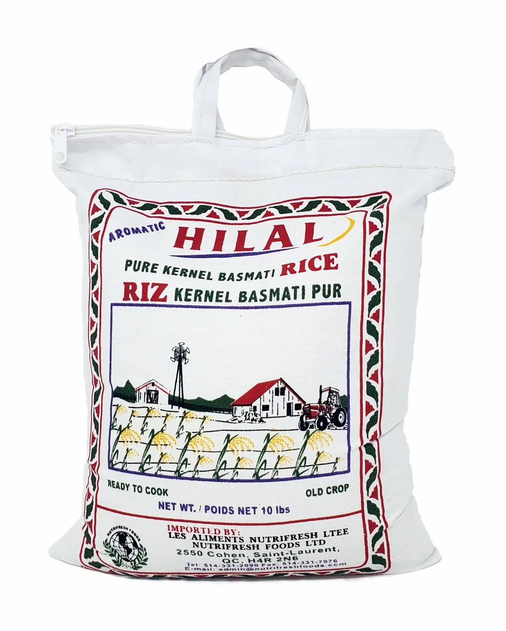 Hilal Hilal Kernel Basmati Rice 10lbs (4.5kg) 
